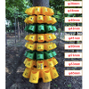 원예 tpr 나무 고정 지원 브래킷 식물 방풍 보호 바인딩 홀더 고정 벨트 지원 키트